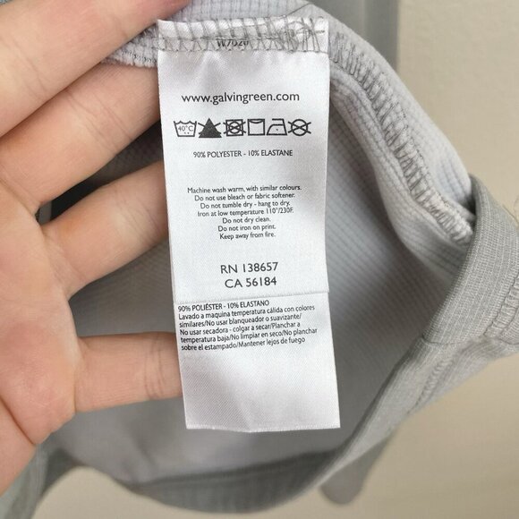 Galvin Green Men's XXL Insula Lite Grey Quarter Zip Long Sleeve Top Turtleneck - Picture 9 of 15